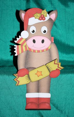 3D on the Shelf Card Kit - Little Christmas Gigi Horse by Marion Kimberley-Scott