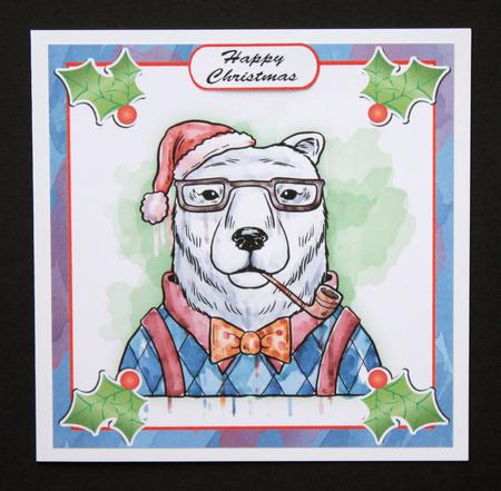 The Gentleman Polar Bear Christmas Mini Kit by Marion Kimberley-Scott