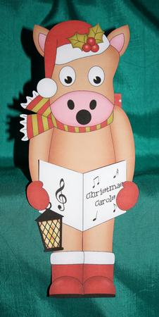 3D on the Shelf Card Kit - Little Christmas Gigi Horse by Marion Kimberley-Scott