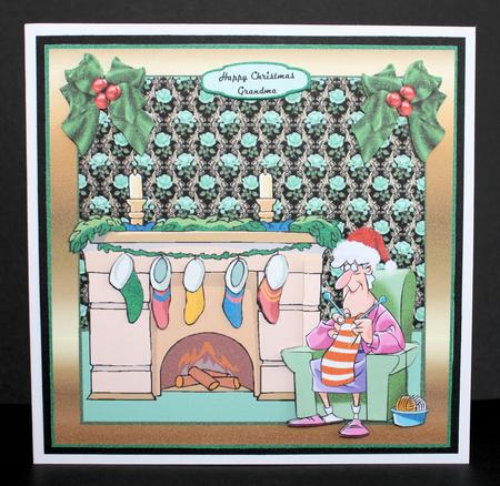 Grandma at Christmas by Marion Kimberley-Scott