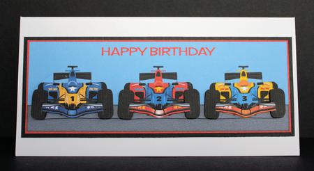 Formula 1 Cars Large Dl by Marion Kimberley-Scott