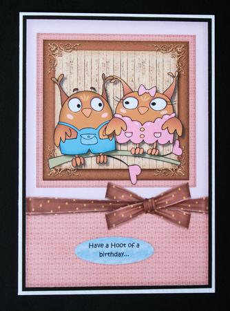 Cute Owls by Marion Kimberley-Scott