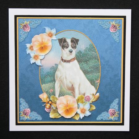 Vintage Dog for You 7x7 Cf by Marion Kimberley-Scott
