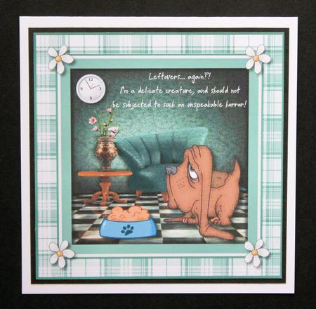 Leftovers -  Again?! Card Topper by Marion Kimberley-Scott