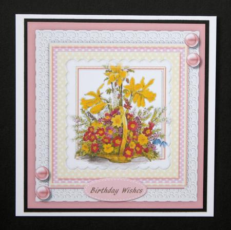 Lovely Basket of Spring Flowers  by Marion Kimberley-Scott
