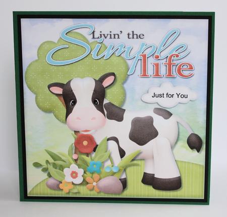 Simply Life Cute Cow by Marion Kimberley-Scott