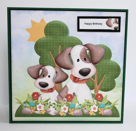 Cute Dogs Topper by Marion Kimberley-Scott