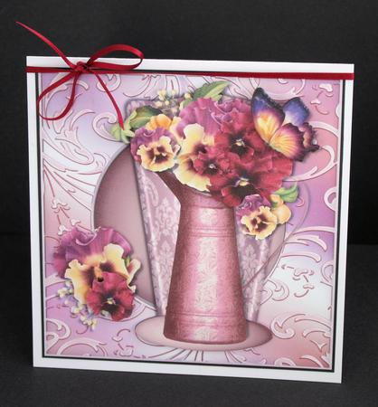 Can with Violets Mini Kit by Marion Kimberley-Scott