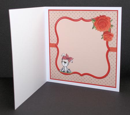 Bella the Dog Card Insert by Marion Kimberley-Scott