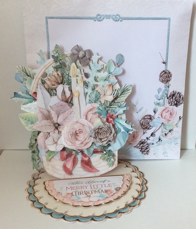 Shine a Light 1 3d Shaped Easel Card and Envelope Kit. by Marion MacKellar