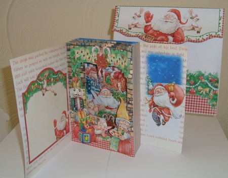 A Letter to Santa   Storybook Pop Up Tunnel Card & Envelope Kit by Marion MacKellar
