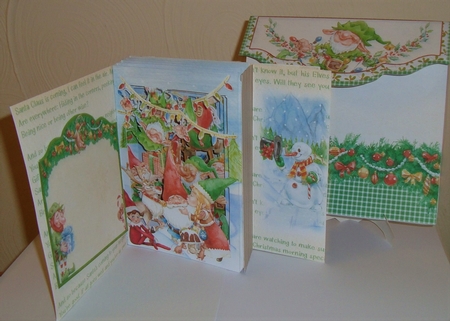 Elf & Safety at Work  Storybook Pop Up Tunnel Card & Envelope Kit by Marion MacKellar