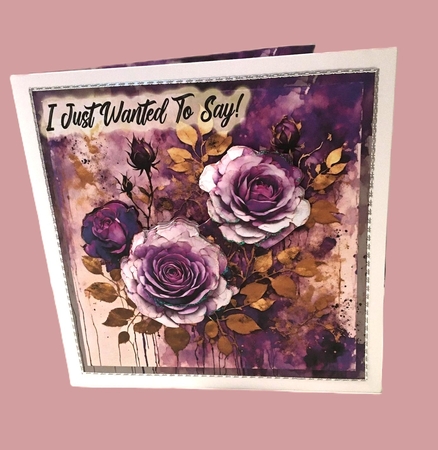 Lilac & Gold 3 by Marion MacKellar