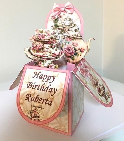Tea Party Pop-Up Box Mini Kit  by Marion MacKellar