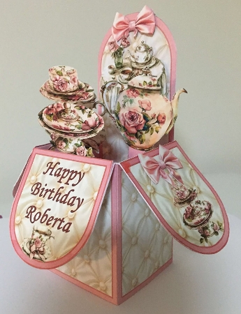 Tea Party Pop-Up Box Mini Kit  by Marion MacKellar