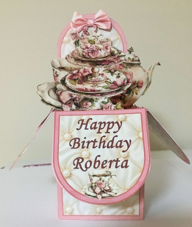 Tea Party Pop-Up Box Mini Kit  by Marion MacKellar