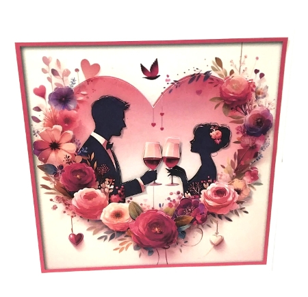 Birthday Celebration Couple Quick Card 10 by Marion MacKellar