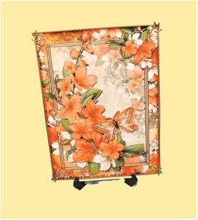 Butterfly Bouquet 4 Sheet Mini Kit Peach by Marion MacKellar