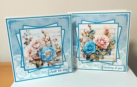 Vintage Floral #2 Mini Kit 6x6 (4) by Marion MacKellar