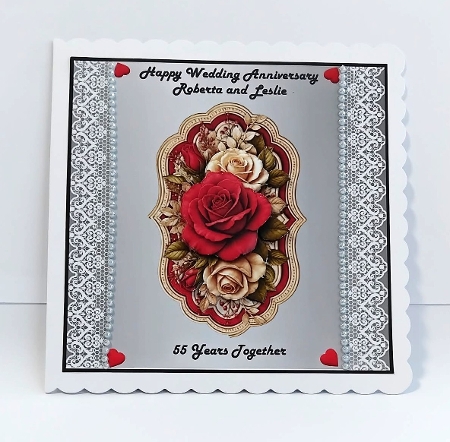 Romantic  Roses Topper Step By Step  NR.2 by Marion MacKellar