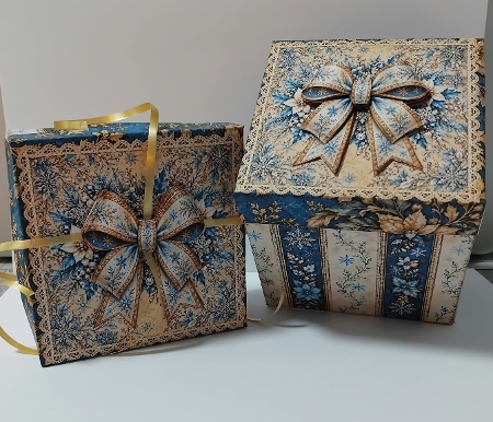 Keepsake Box Blue by Marion MacKellar