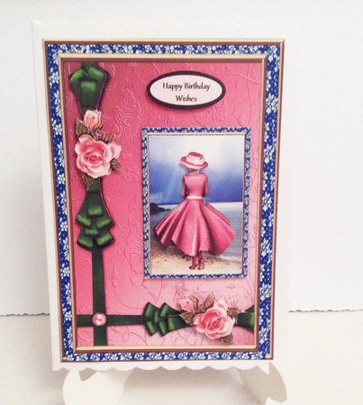 Moonlight Rose Background Paper by Marion MacKellar