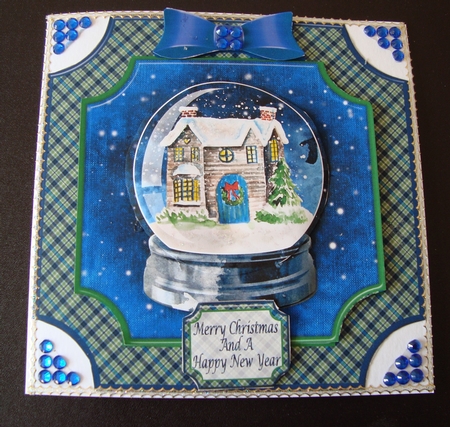 JJ COSY HOME SNOW GLOBE 8X8 by Marion MacKellar