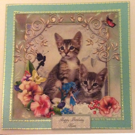 Kittens have spotted the fairies mini kit by Marion MacKellar