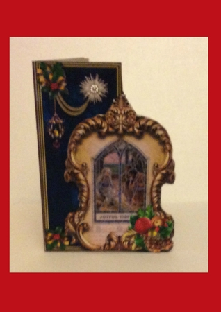 Chrsitmas Nativity over the edge card 8 by Marion MacKellar