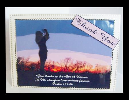 Bible Verse 2 - Thanks by Marion MacKellar
