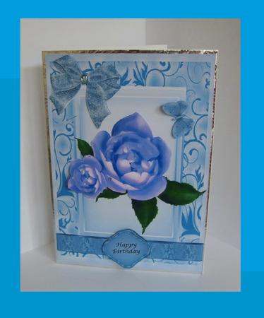 Beautiful Blue Roses by Marion MacKellar