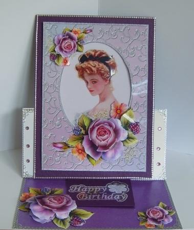 Victorian Beauty with Flowers by Marion MacKellar
