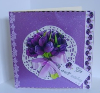 Tulips, Lilac by Marion MacKellar