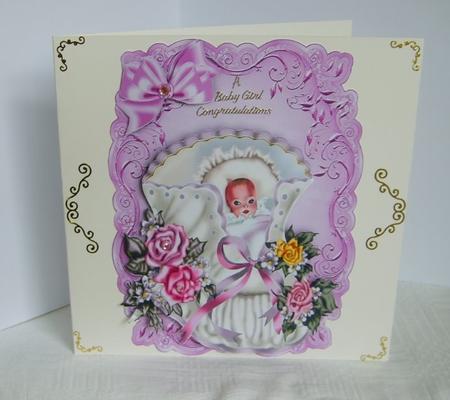 Cute Baby Girl All Snuggled Up Sleeping by Marion MacKellar