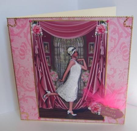 White Flapper Birthday by Marion MacKellar