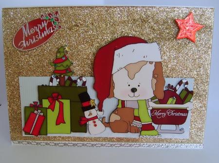 Santa Puppy by Marion MacKellar