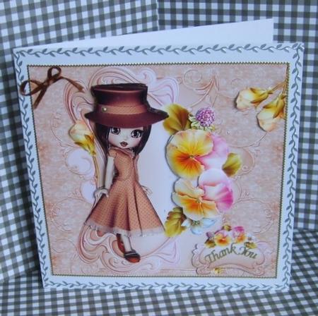 Latte Cookie and Flowers Mini Kit by Marion MacKellar