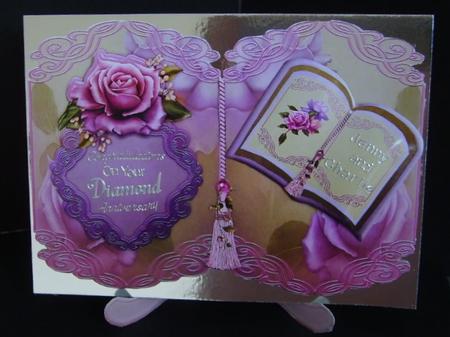 Viola Rose Book Plate Card & Stand Mini Kit by Marion MacKellar