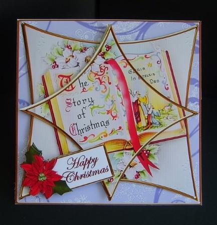 Glory Book Blue 3D Star Card Mini Kit by Marion MacKellar