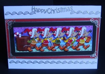 Large Dl Card - Mouse Parade by Marion MacKellar