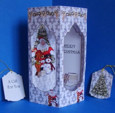 Tower Card - Santa and Friends by Marion MacKellar