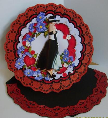 Scalloped Topper Mini Kit - Asters & Dreams by Marion MacKellar