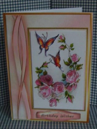 Beautiful Roses and Butterflys by Marion MacKellar
