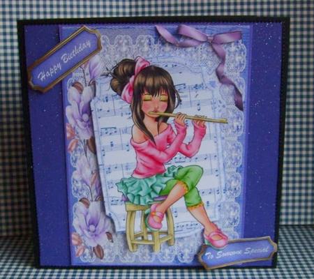 Beautiful Rapsedy in Lilac  by Marion MacKellar