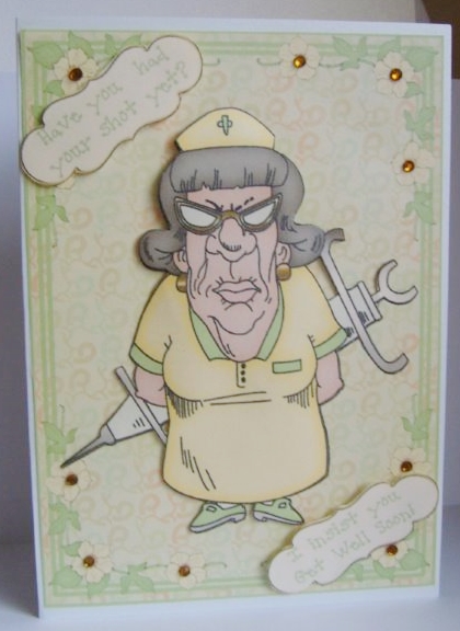 Nurse with Syringe by Marion MacKellar