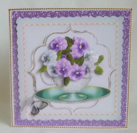 Pansies and Pearls 1 by Marion MacKellar