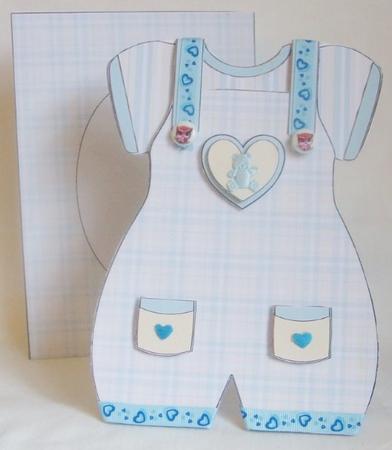 Baby Romper Suit 2 - Blue by Marion MacKellar
