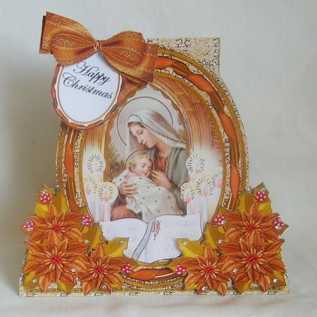 Mother Mary Special Large Oval Card Mini Kit by Marion MacKellar