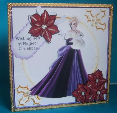 8x8 Magical Christmas Lady by Marion MacKellar