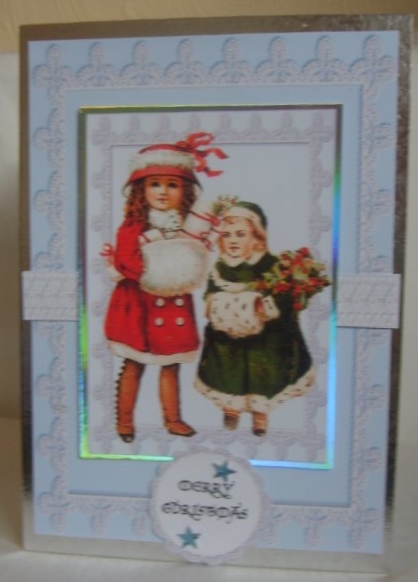 Vintage Christmas Quick Card 10 by Marion MacKellar